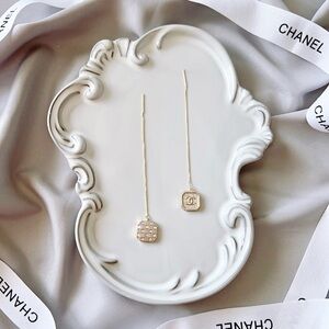 Authentic Chanel re-purposed earrings